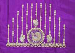 NR397V - Violet Colour Computer Work Blouse