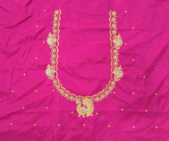 NR397RP - Pink Colour Computer Work Blouse