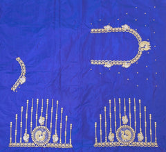 NR397IB - Ink Blue Colour Computer Work Blouse