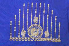 NR397IB - Ink Blue Colour Computer Work Blouse