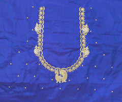 NR397IB - Ink Blue Colour Computer Work Blouse