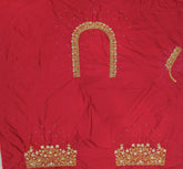NR899R - Red Colour Maggam Work Blouse