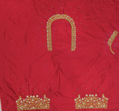 NR899R - Red Colour Maggam Work Blouse