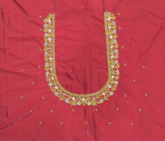 NR899MR - Maroon Colour Maggam Work Blouse