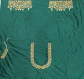 NR899BG - Bottle Green Colour Maggam Work Blouse