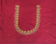 NR699MR - Maroon Colour Maggam Work Blouse