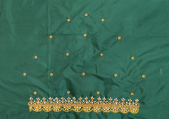 NR699BG - Bottle Green Colour Maggam Work Blouse