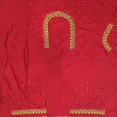 NR699R - Red Colour Maggam Work Blouse