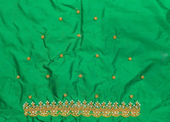 NR699G - Green Colour Maggam Work Blouse