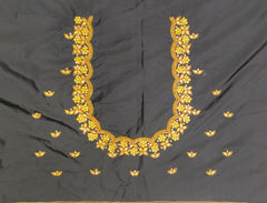 NR795BL - Black Colour Maggam Work Blouse