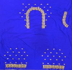 NR795IB -Ink Blue Colour Maggam Work Blouse