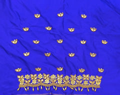 NR795IB -Ink Blue Colour Maggam Work Blouse