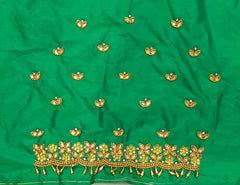 NR795G -Green Colour Maggam Work Blouse