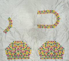 NR468W - White Colour Computer Multi Work Blouse