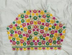 NR468W - White Colour Computer Multi Work Blouse