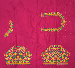 NR468TP - Tomato Pink Colour Computer Multi Work Blouse