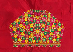 NR468R - Red Colour Computer Multi Work Blouse