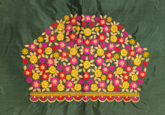 NR468BG - Bottle Green Colour Computer Multi Work Blouse