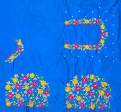 NR469SB - Sky Blue Colour Computer Multi Work Blouse