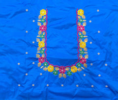 NR469SB - Sky Blue Colour Computer Multi Work Blouse