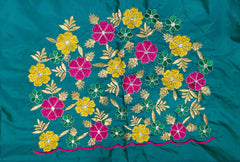 NR469RG - Rama Green Colour Computer Multi Work Blouse