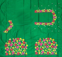 NR469G - Green Colour Computer Multi Work Blouse