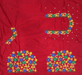 NR469R - Red Colour Computer Multi Work Blouse