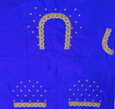 NR769IB - Ink Blue Colour Maggam Work Blouse