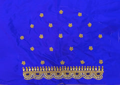 NR769IB - Ink Blue Colour Maggam Work Blouse