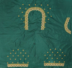 NR769BG - Bottle Green Colour Maggam Work Blouse