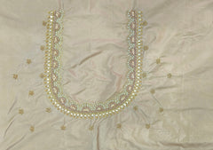 NR769GD - Gold Colour Maggam Work Blouse