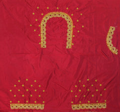NR769R - Red Colour Maggam Work Blouse