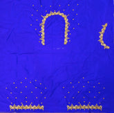 NR700IB - Ink Blue Colour Maggam Work Blouse