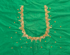 NR700G - Green Colour Maggam Work Blouse