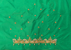 NR700G - Green Colour Maggam Work Blouse