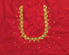 NR700M - Maroon Colour Maggam Work Blouse