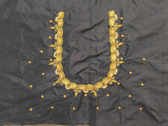 NR700BL - Black Colour Maggam Work Blouse