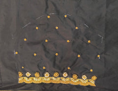 NR729BL - Black Colour Maggam Work Blouse