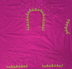 NR729P - Pink Colour Maggam Work Blouse