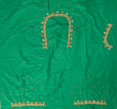NR729G - Green Colour Maggam Work Blouse