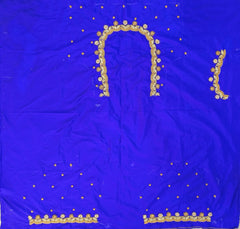 NR729IB - Ink Blue Colour Maggam Work Blouse