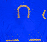 NR698IB - Ink Blue Colour Maggam Work Blouse