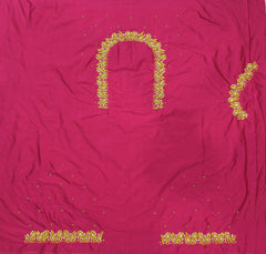 NR698TP - Tomato Pink Colour Maggam Work Blouse