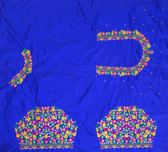 NR468B - Blue Colour Computer Multi Work Blouse