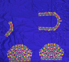 NR468IB - Ink Blue Colour Computer Multi Work Blouse