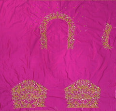 NR1150P - Pink Colour Maggam Work Blouse