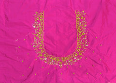 NR1150P - Pink Colour Maggam Work Blouse