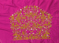 NR1150P - Pink Colour Maggam Work Blouse