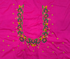 NR479P - Pink Colour Computer Multi Work Blouse