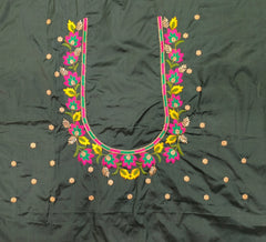 NR479BG - Bottle Green Colour Computer Multi Work Blouse